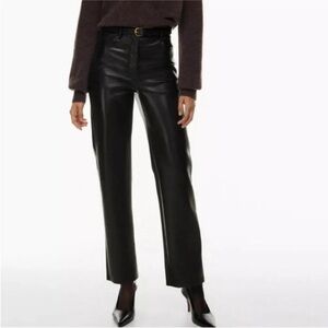 Aritzia Wilfred Melina Leather Pant